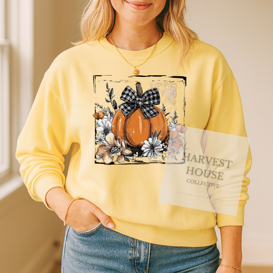 Pretty Fall Pumpkin Crewneck