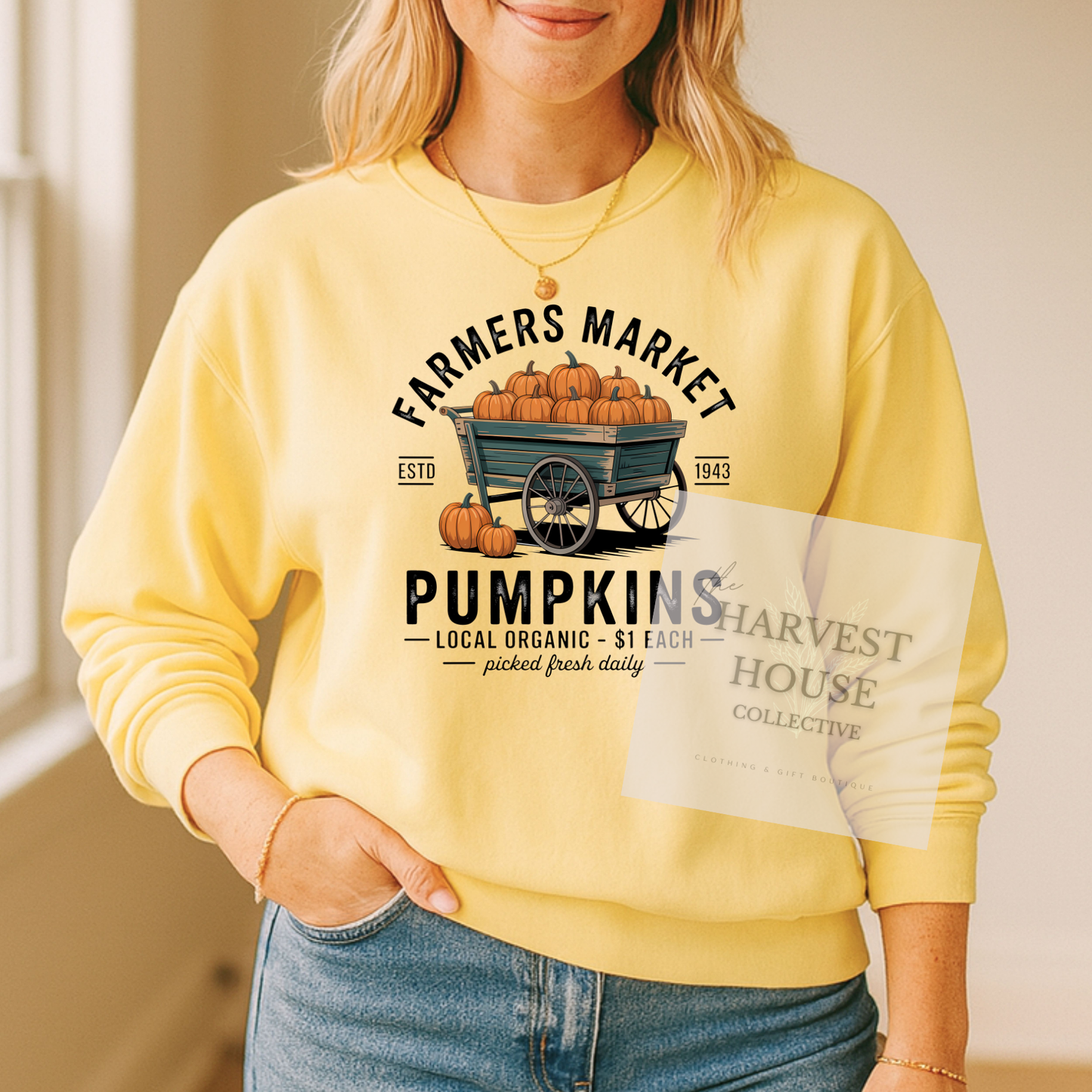 Farmers Market Comfort Colors Crewneck