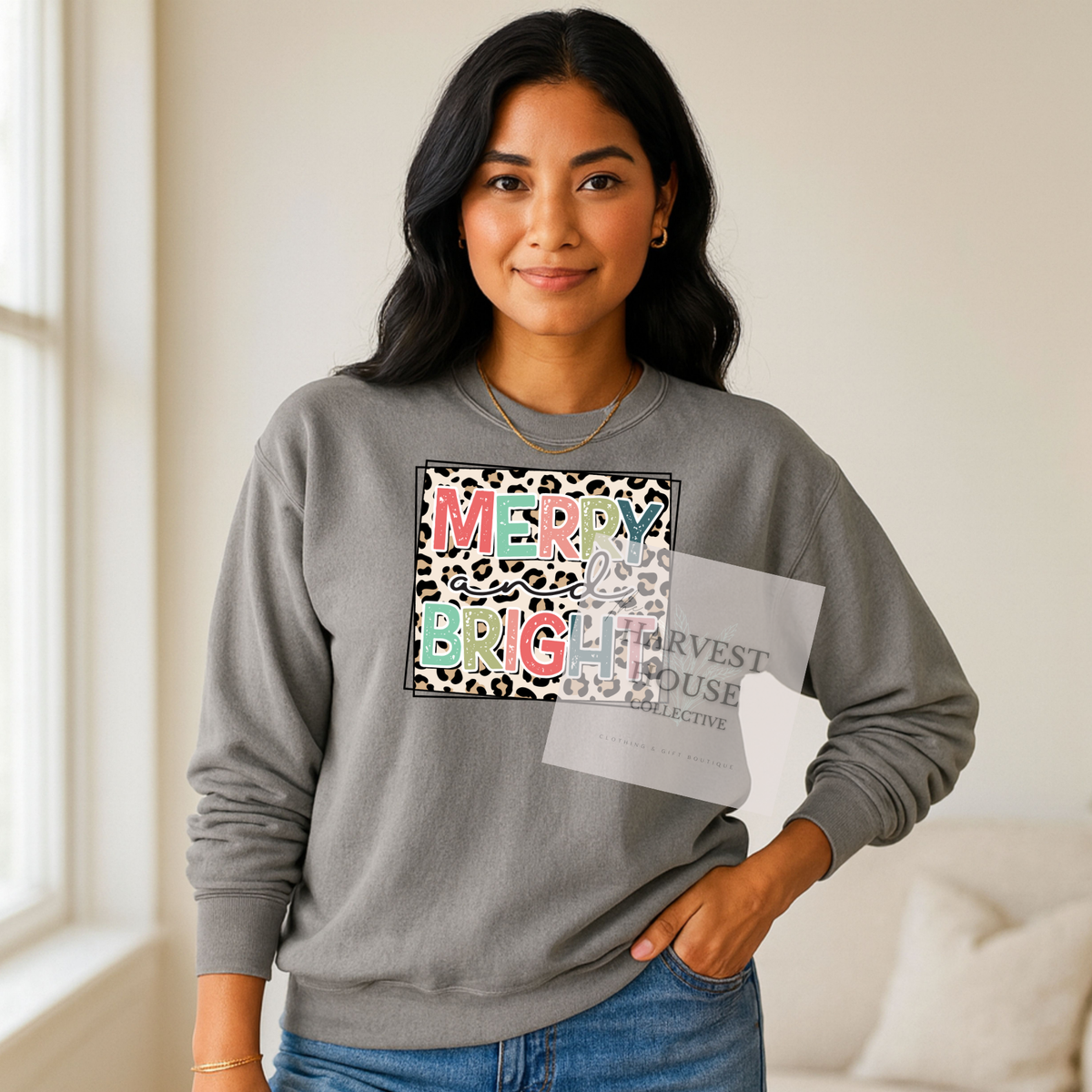 Merry & Bright Crewneck
