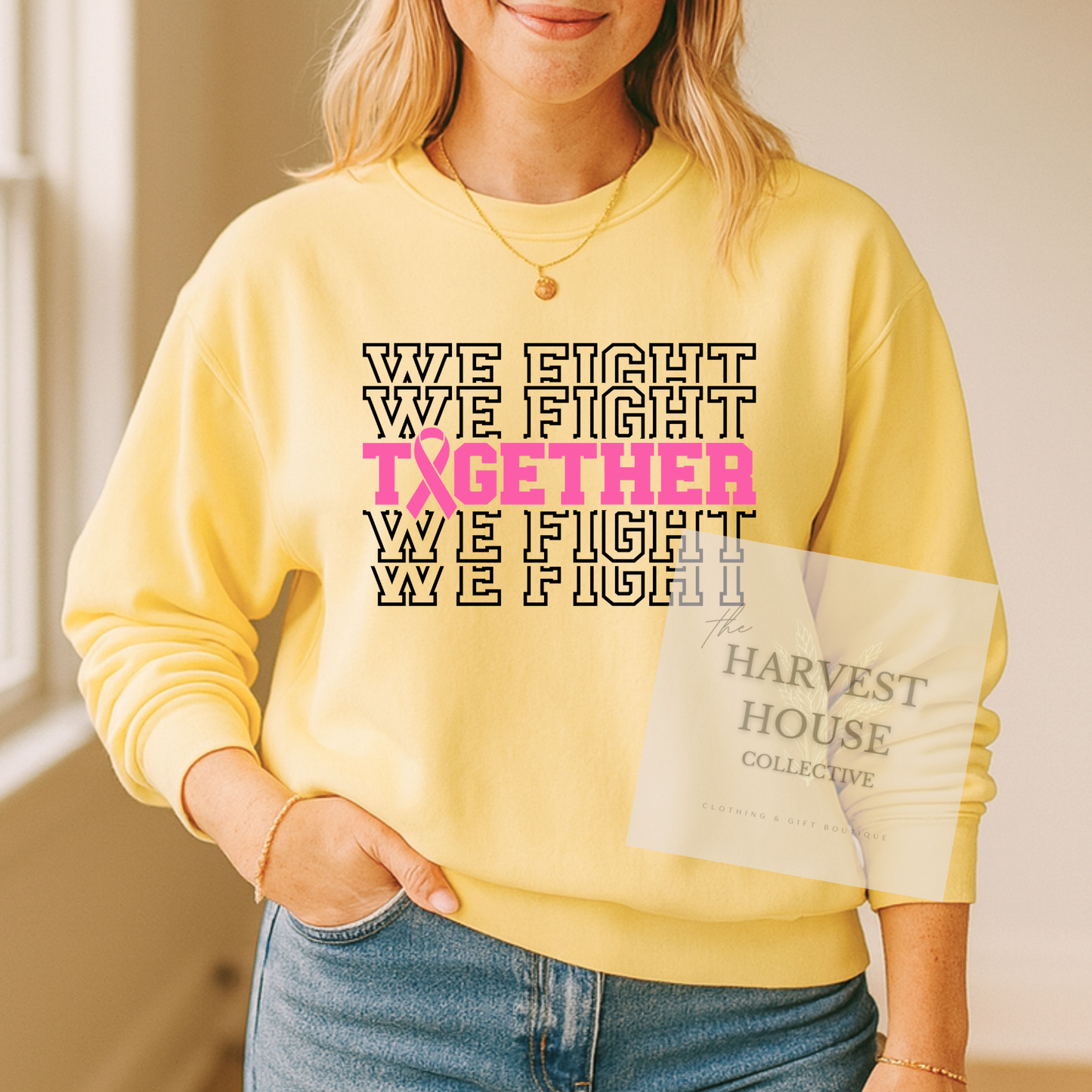 Together We Fight Comfort Color Crewneck