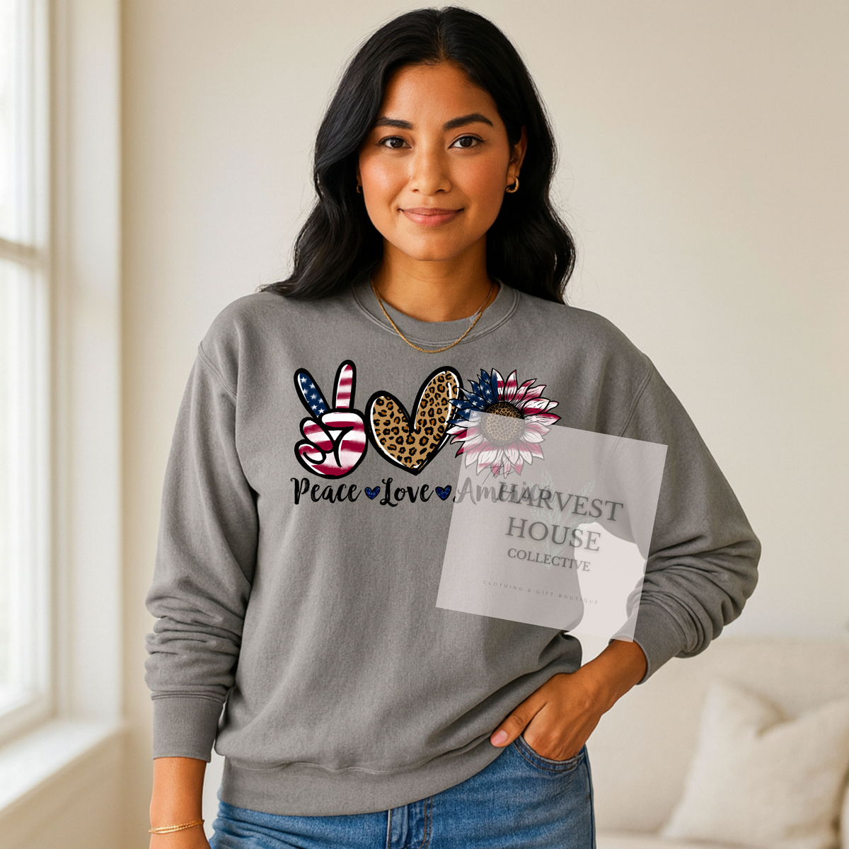 Peace Love America Shirt