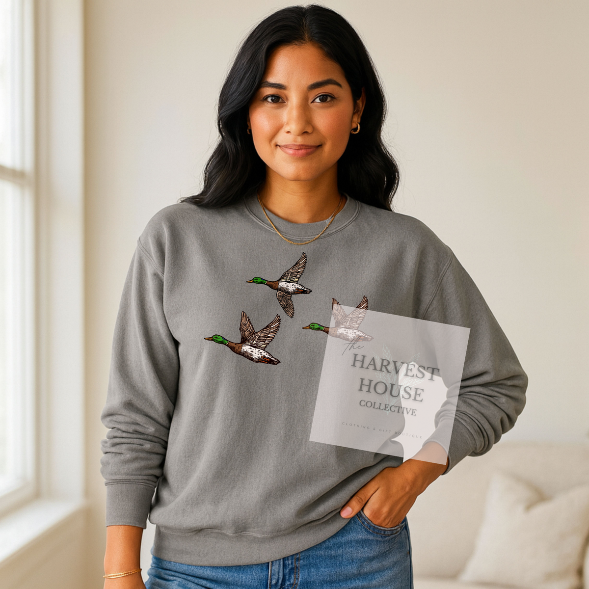 Flying Mallard Crewneck