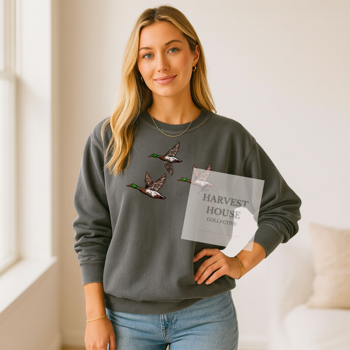 Flying Mallard Crewneck