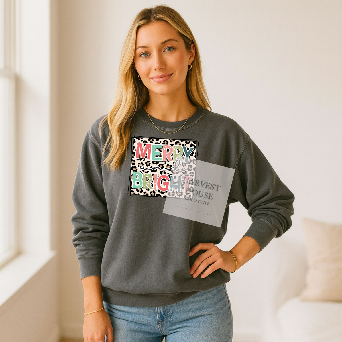 Merry & Bright Crewneck