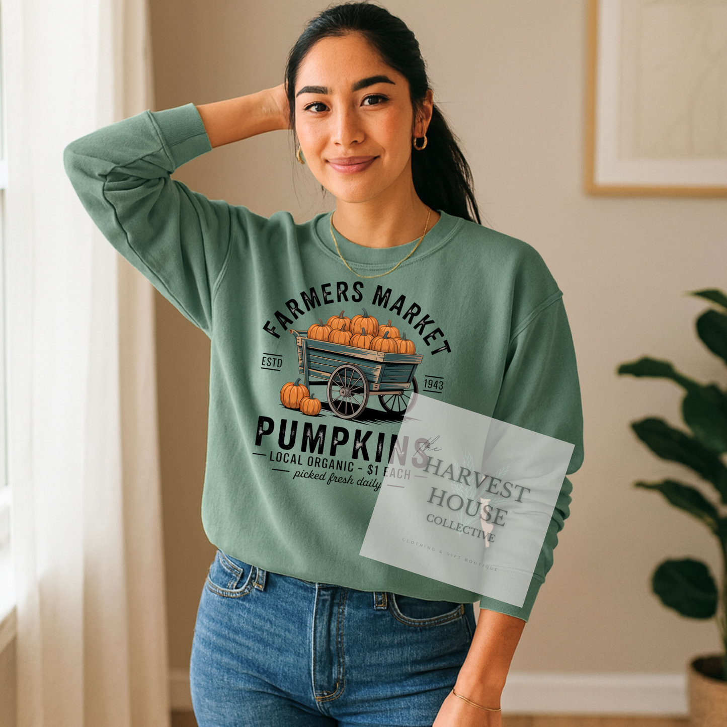 Farmers Market Comfort Colors Crewneck