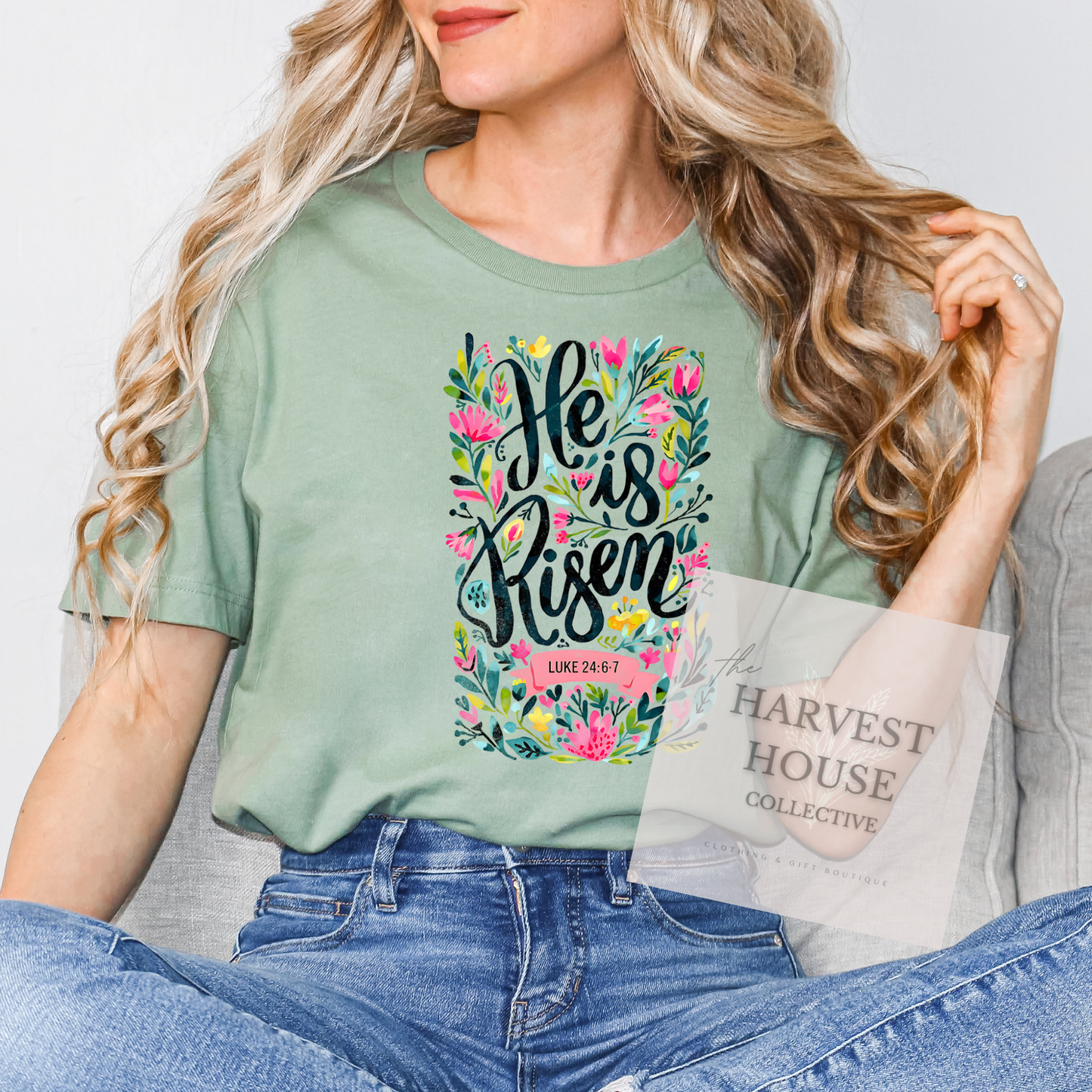 He Is Risen Tee