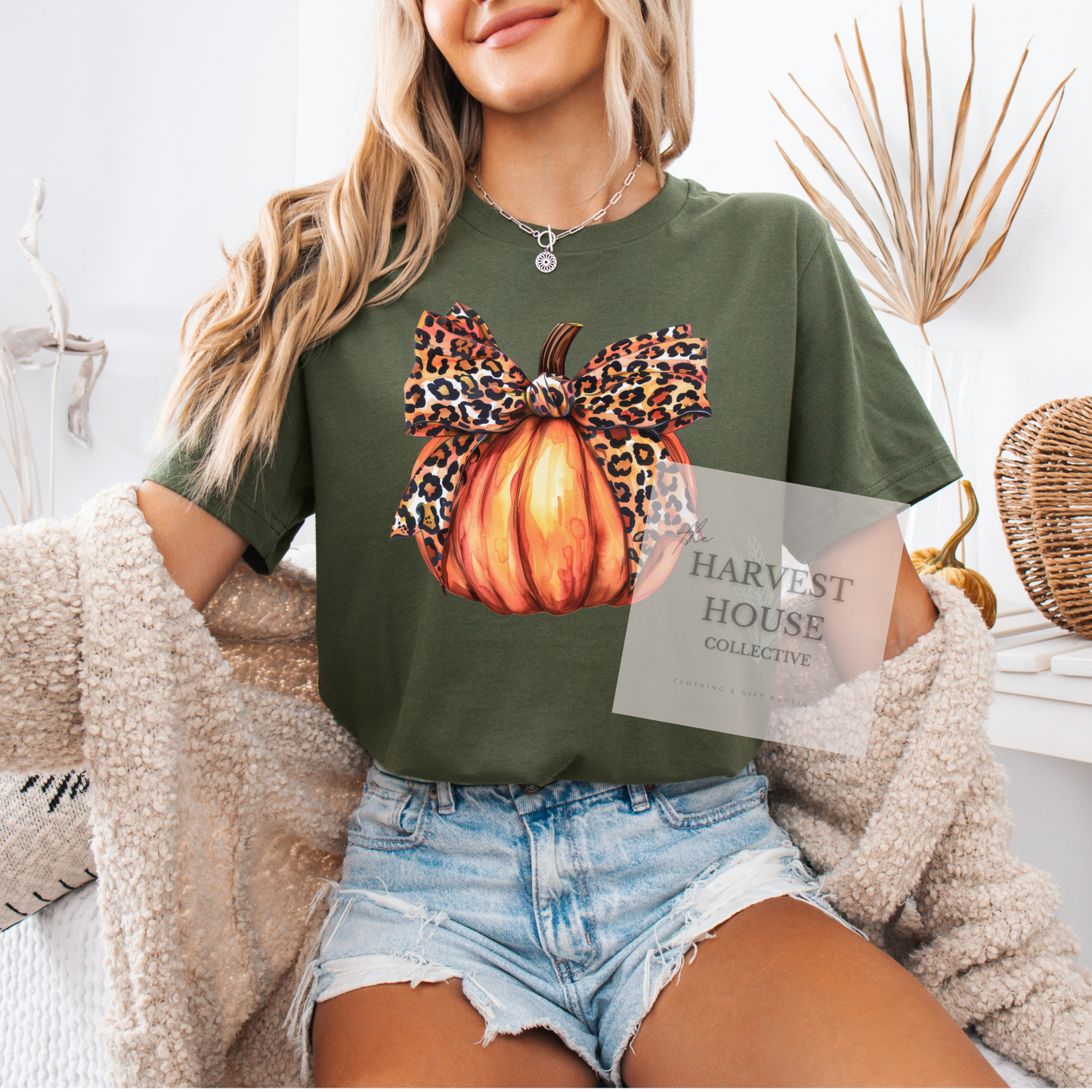 Leopard Pumpkin Tee