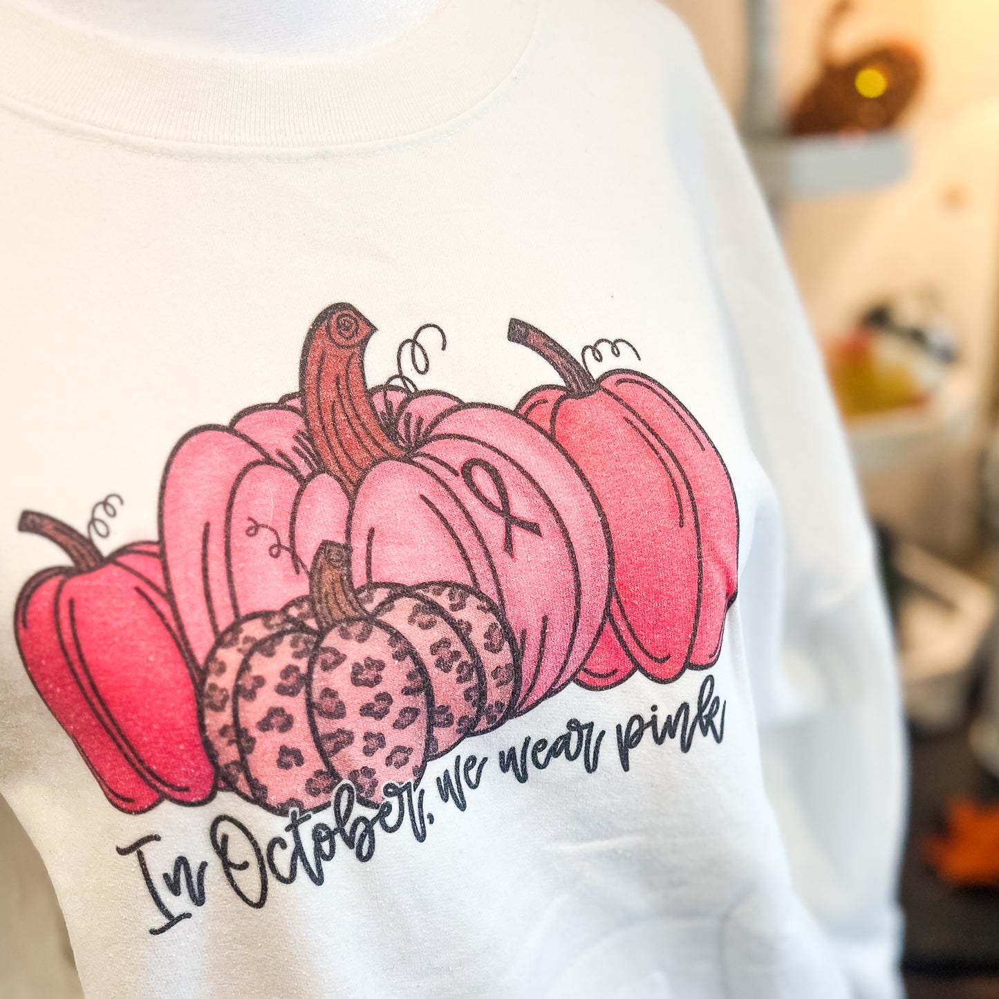 In October We Wear Pink Shirt