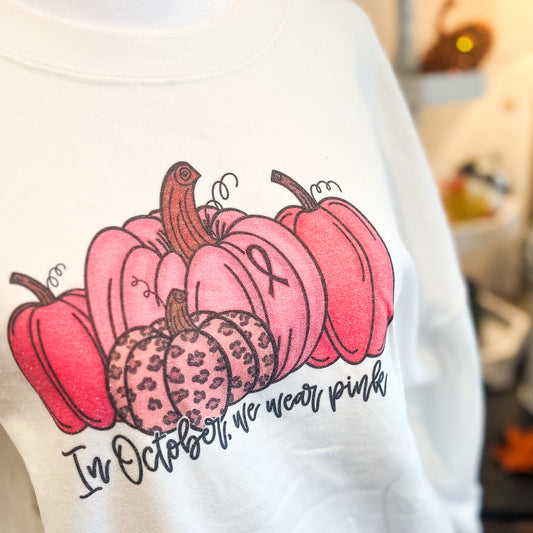 In October We Wear Pink Shirt