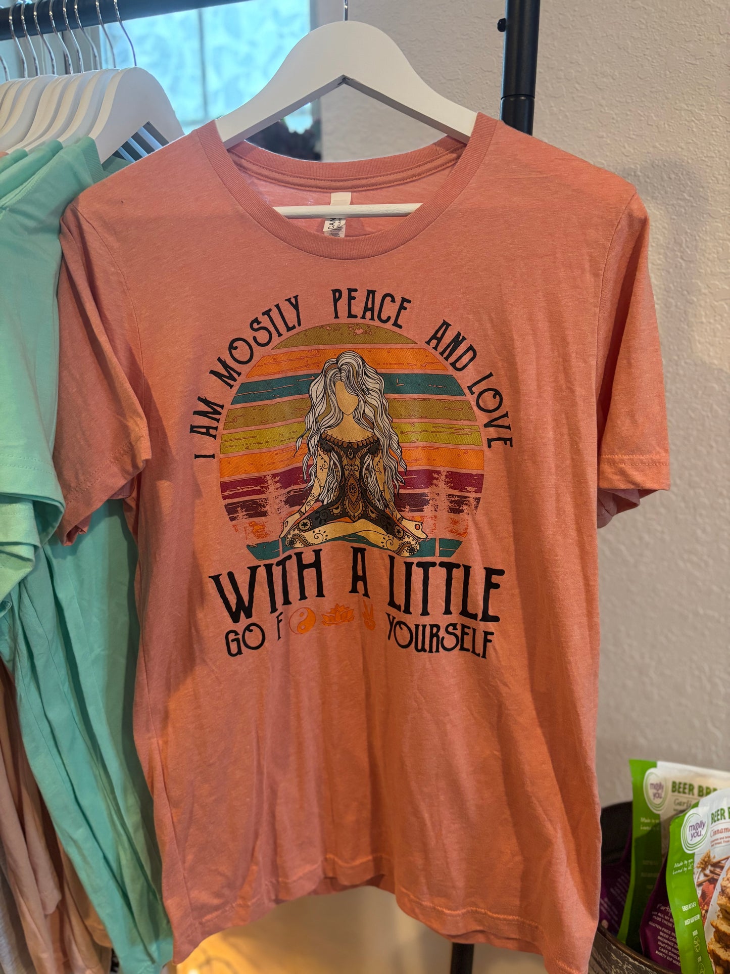 Mostly Peace and Love Tee
