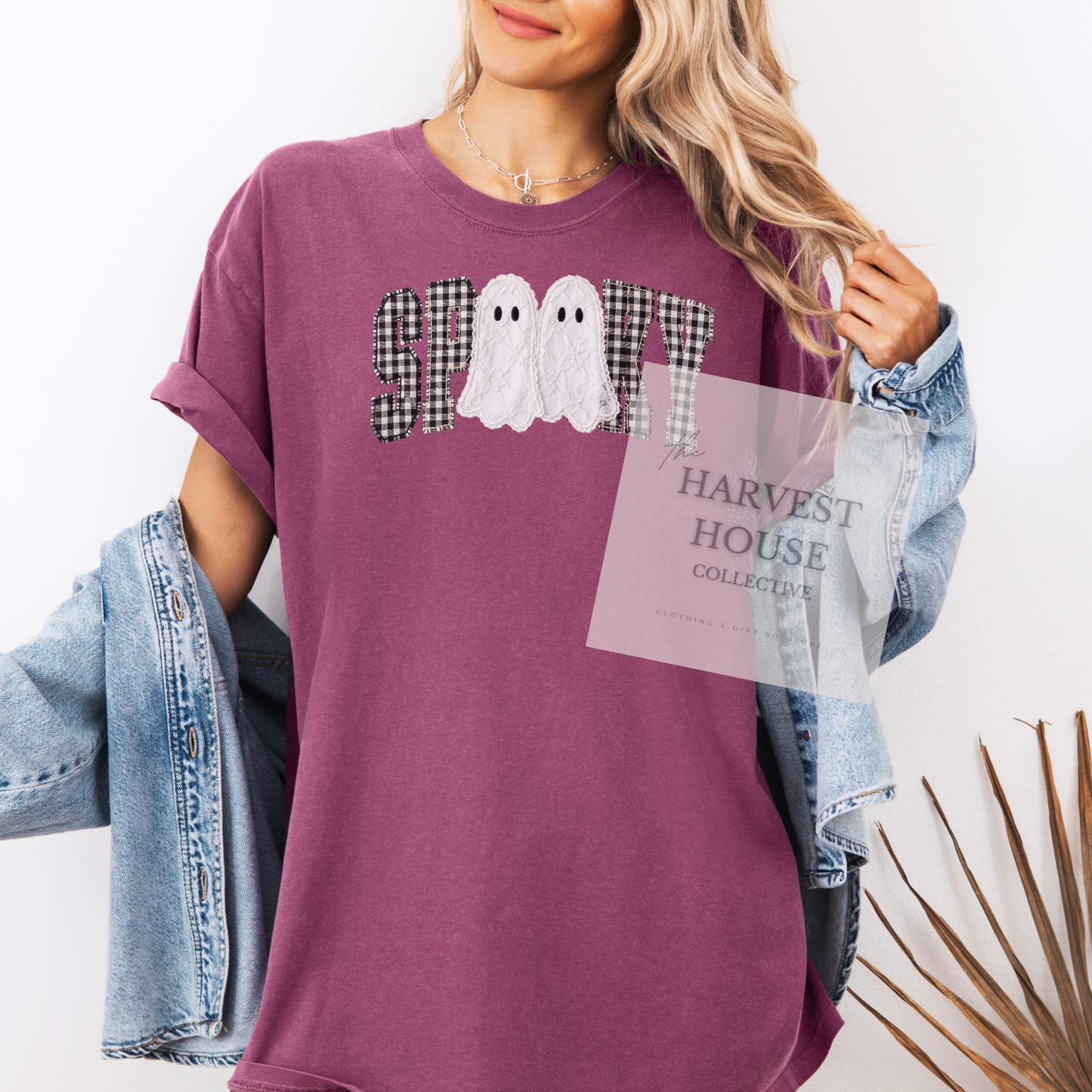 Faux Lace Spooky Shirt