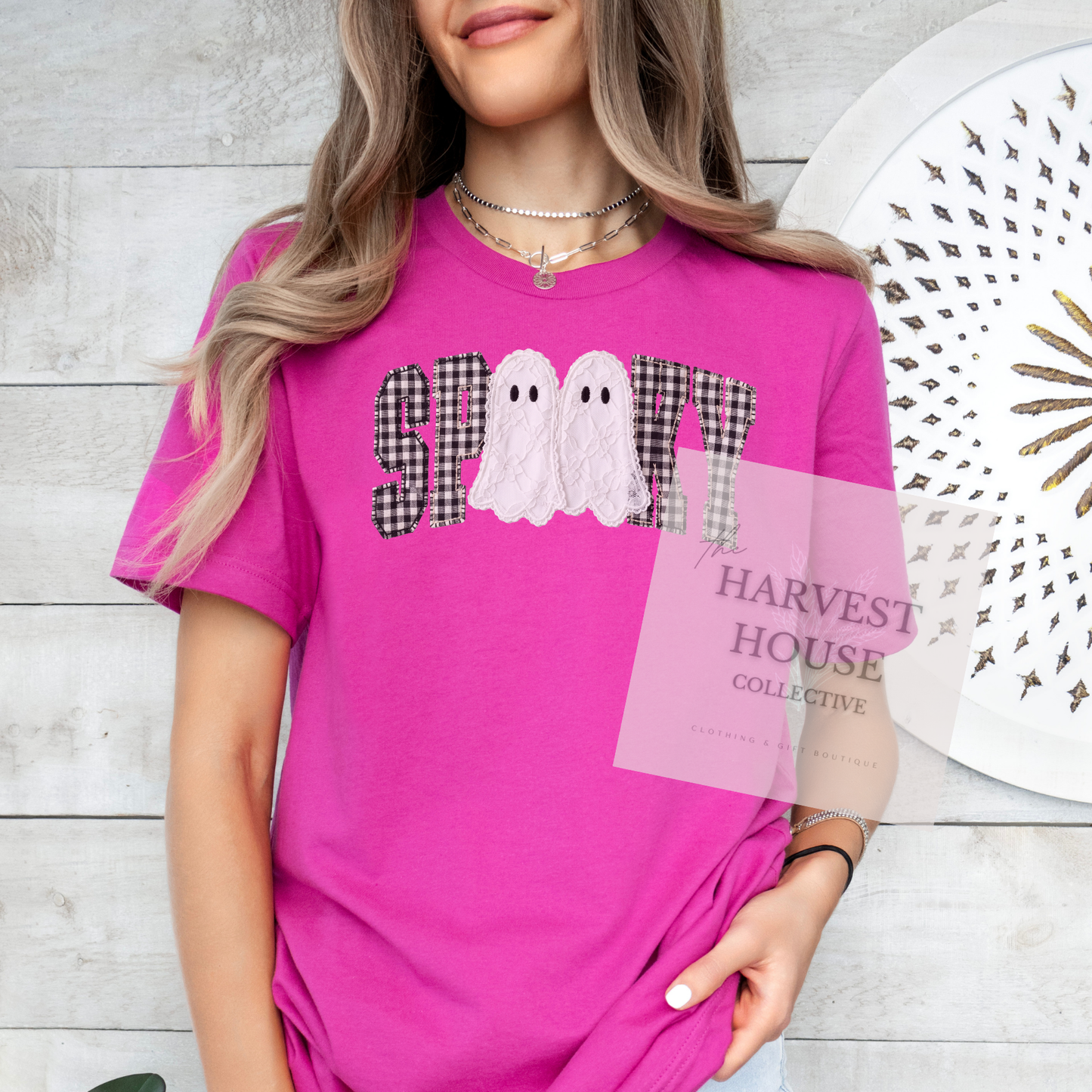 Faux Lace Spooky Shirt