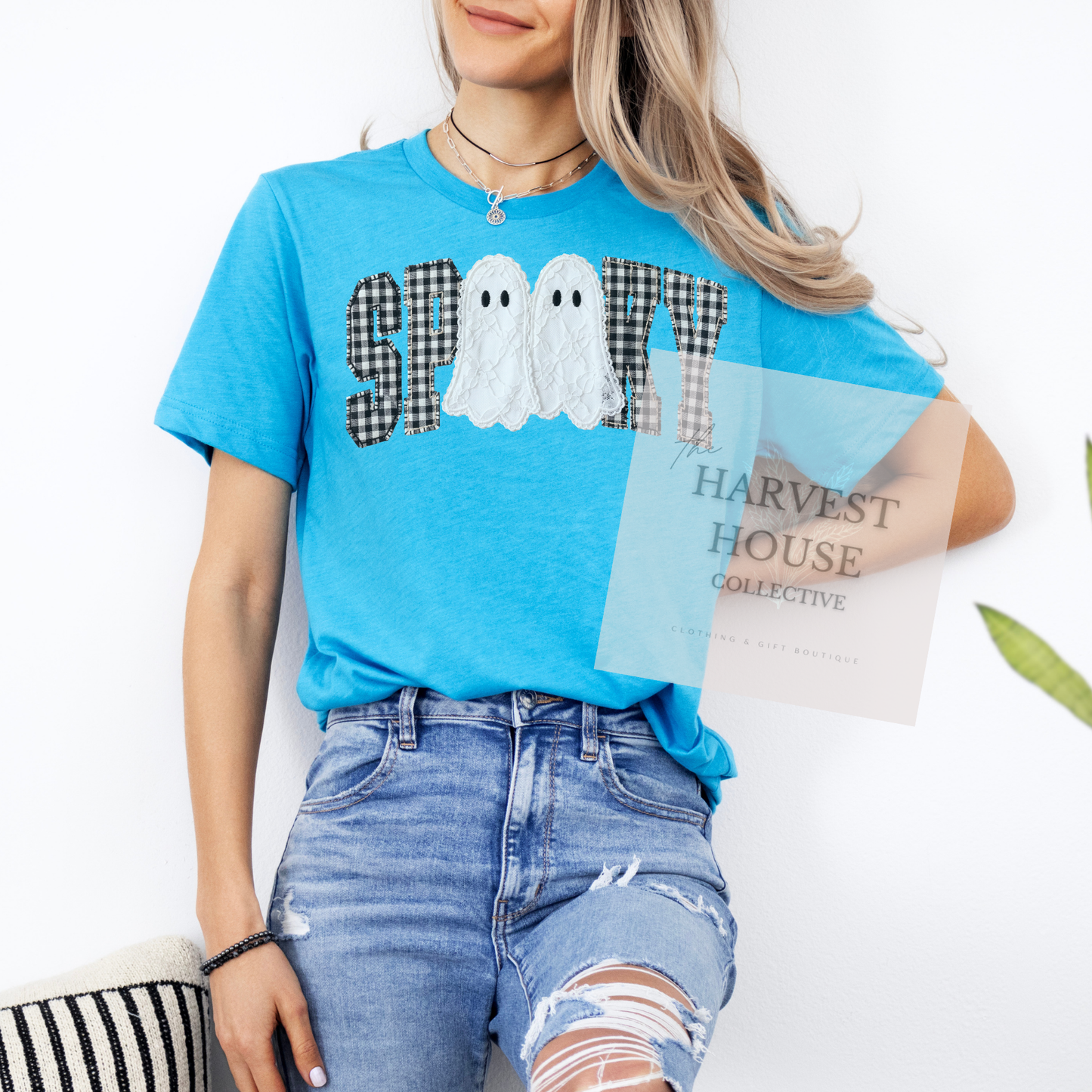 Faux Lace Spooky Shirt