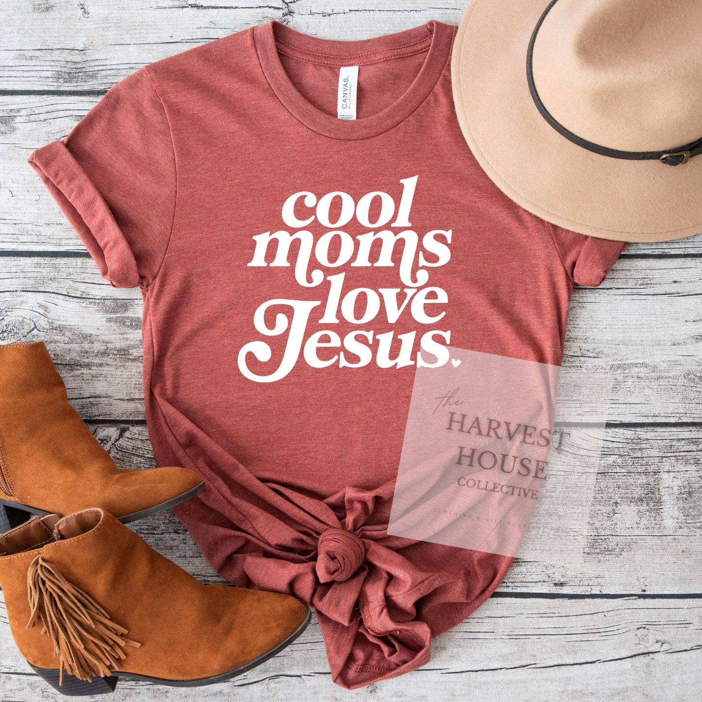 Cool Moms Love Jesus Tee