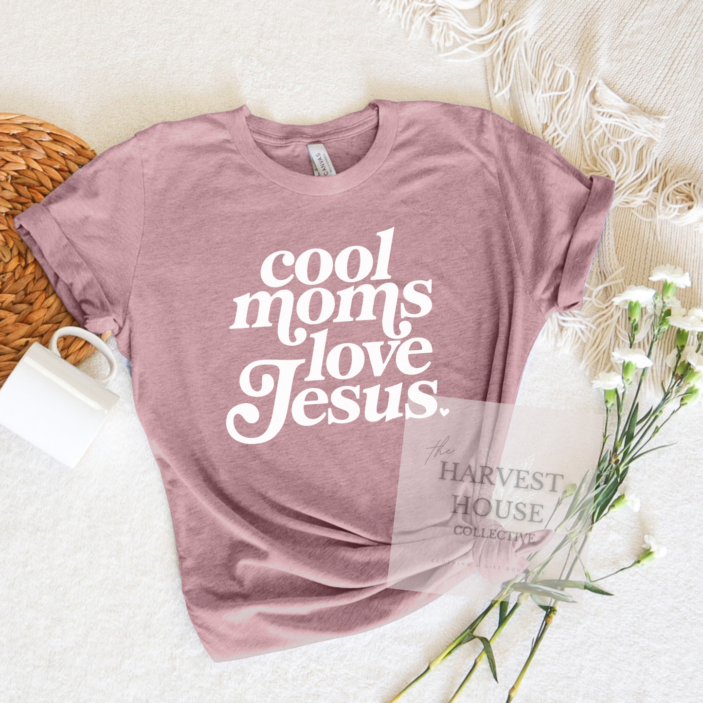 Cool Moms Love Jesus Tee