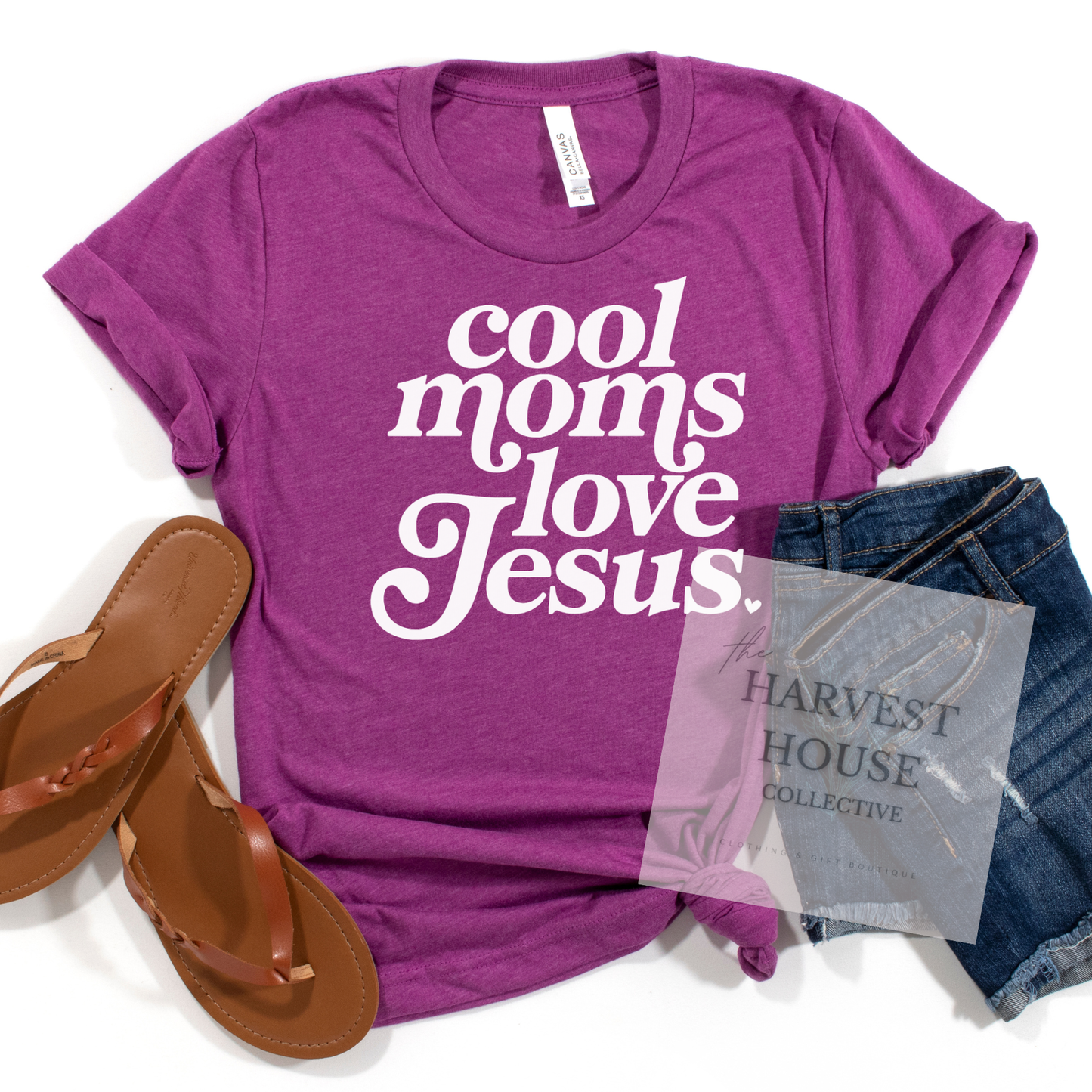 Cool Moms Love Jesus Tee