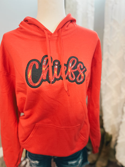 Embroidered Chiefs Crewneck