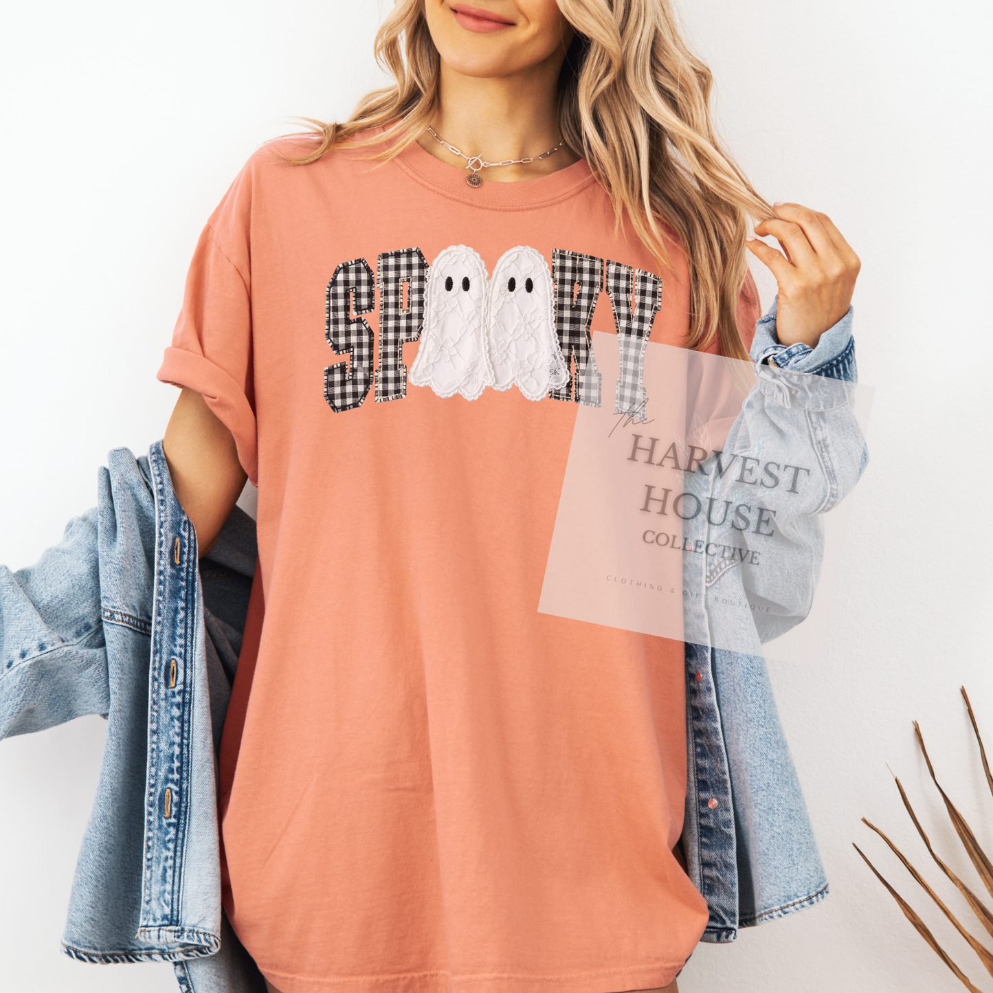 Faux Lace Spooky Shirt