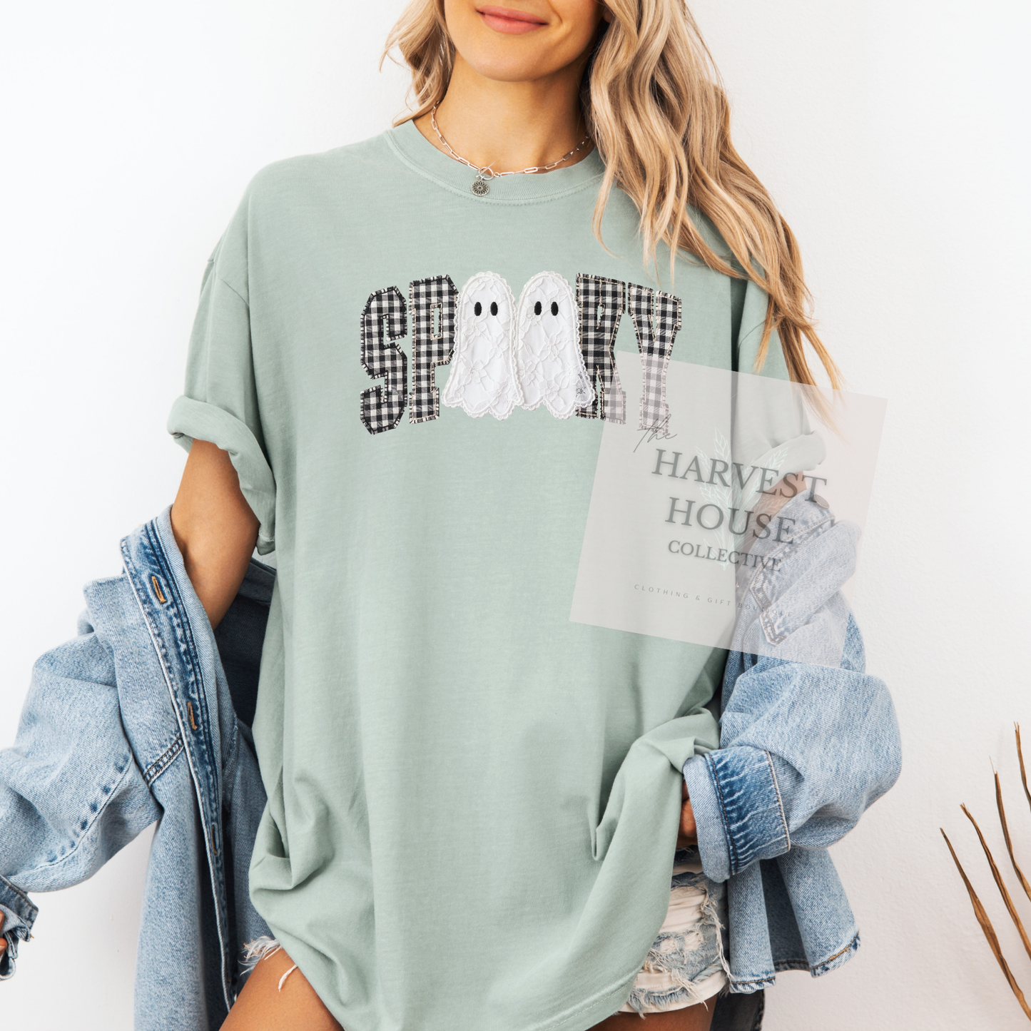 Faux Lace Spooky Shirt