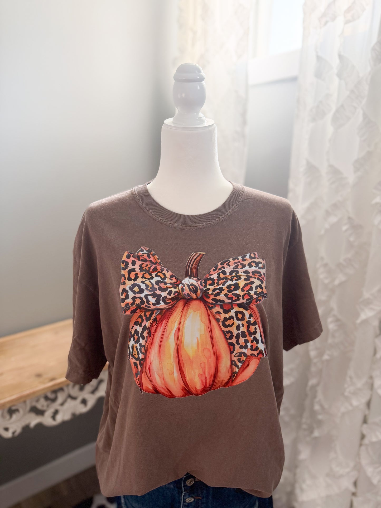 Leopard Pumpkin Shirt