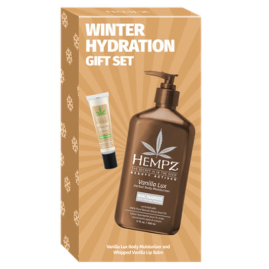 Hempz Vanilla Lux Winter Hydration Gift Set