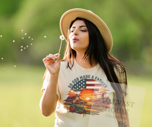 So God Made A Farmer Tee