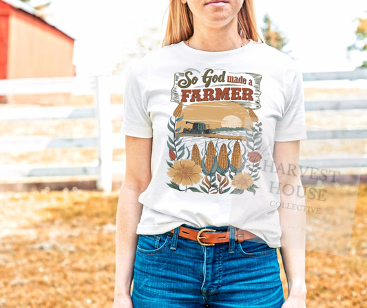 So God Made a Farmer Tee