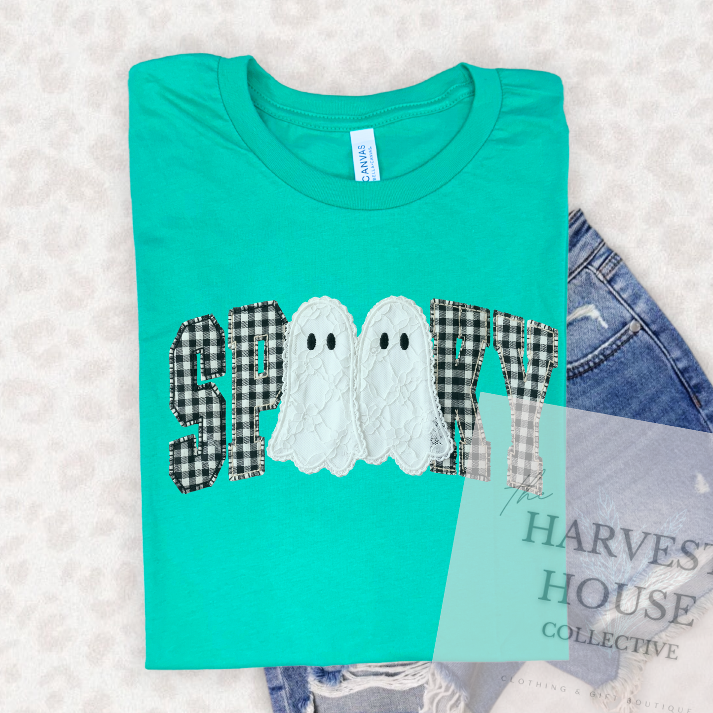 Faux Lace Spooky Shirt