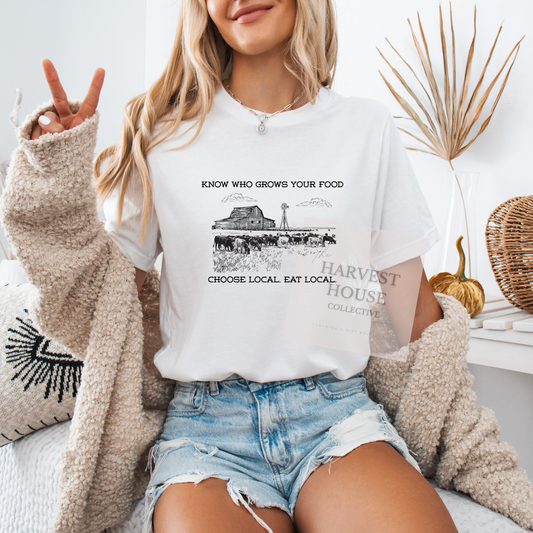 Know Who Grows Your Food Tee