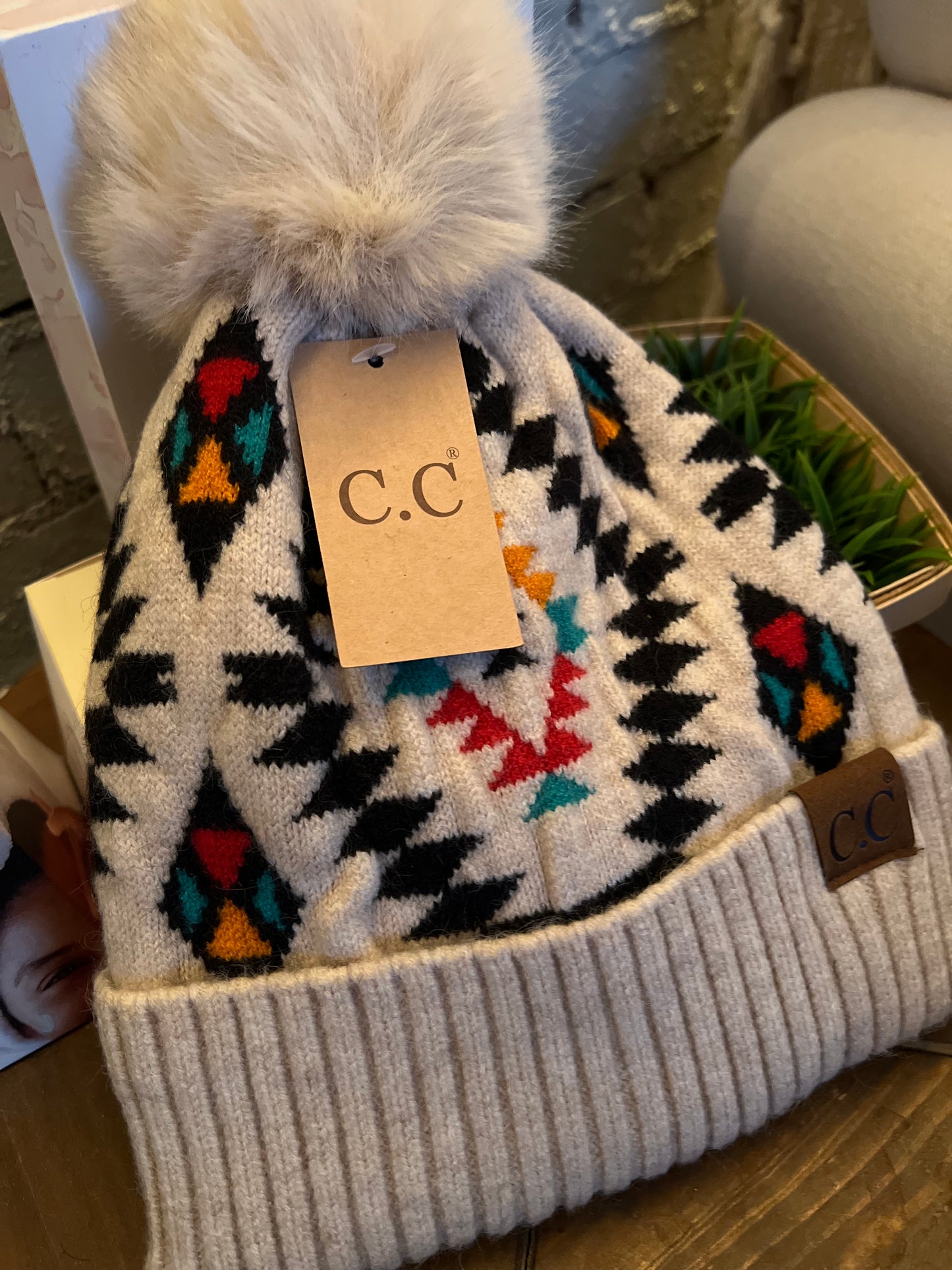 C.C. PomPom Beanie