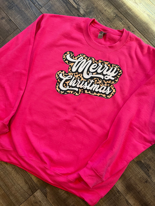 Cheetah Merry Christmas Shirt