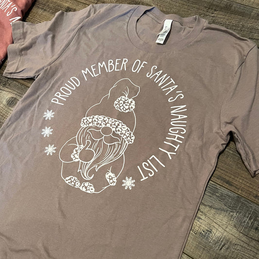 Proud Member of Santa’s Naughty List Shirt