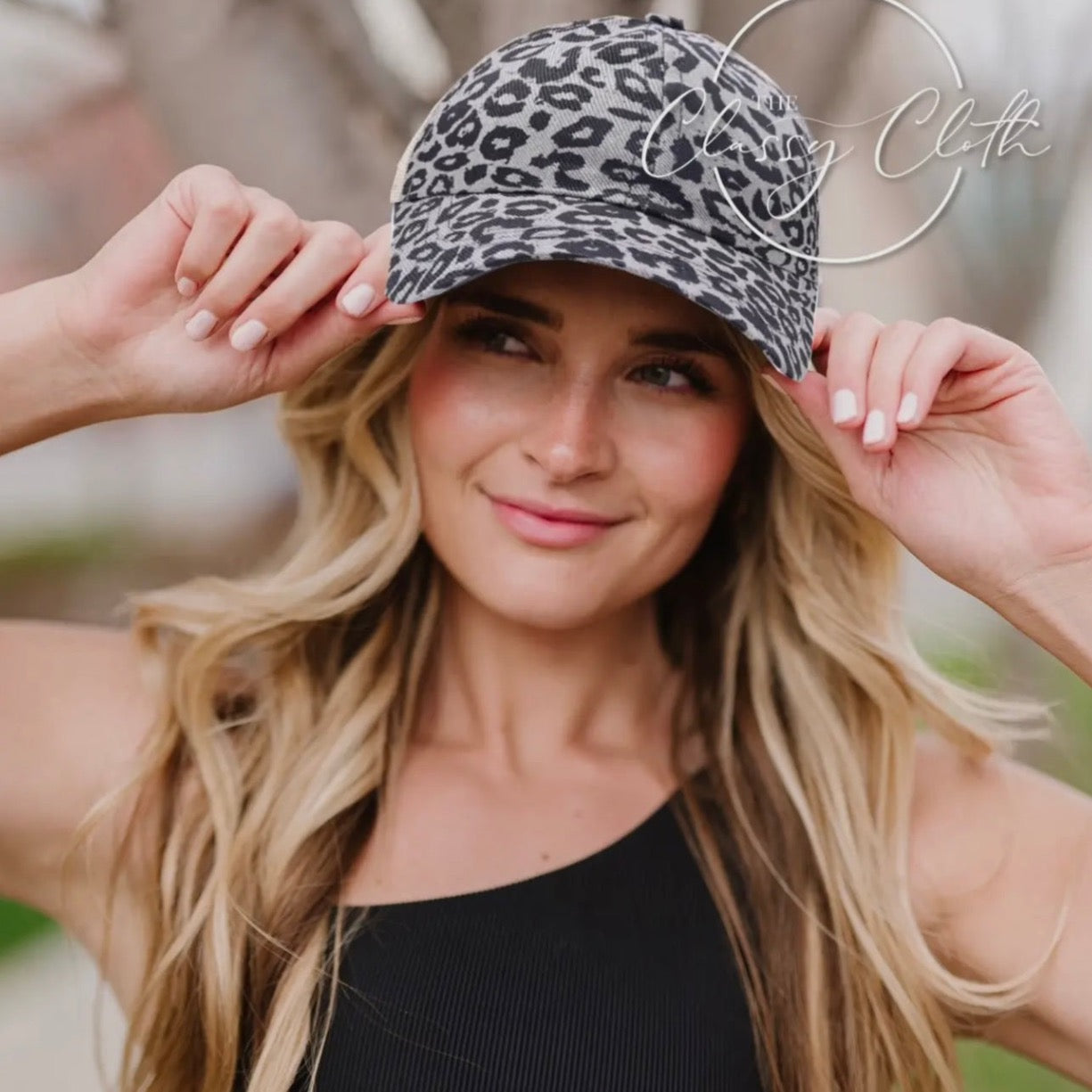 Criss Cross Ponytail Hat