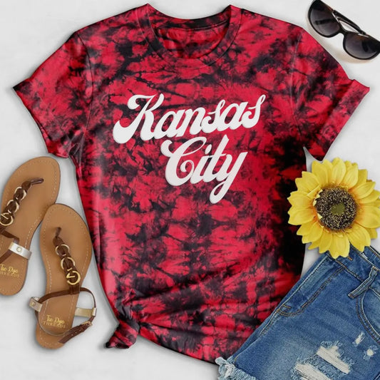 KC Shirts Red and Black KC