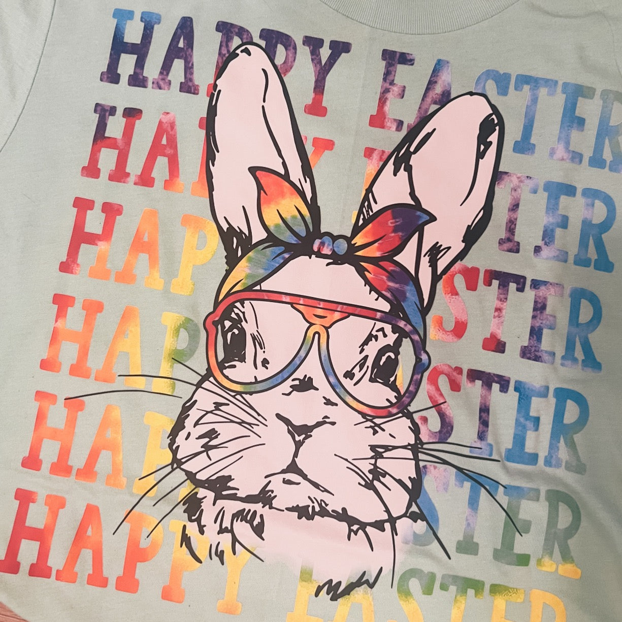 Tie-Dye Happy Easter Tee