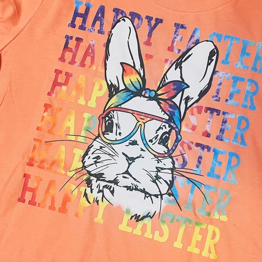 Tie-Dye Happy Easter Tee