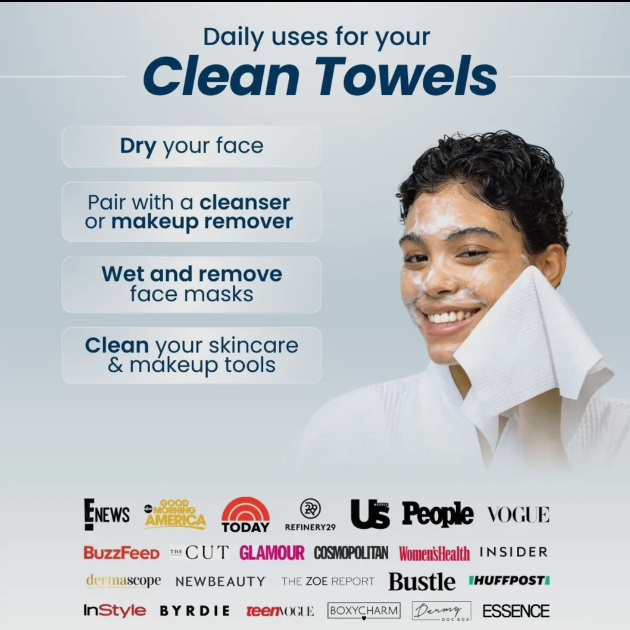 Clean Skin Club Towels XL.