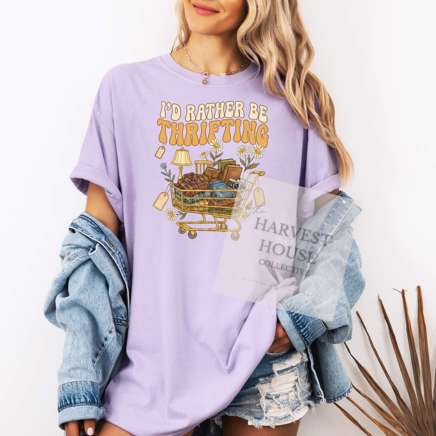 I'd Rather Be Thrifting Comfort Color Tee