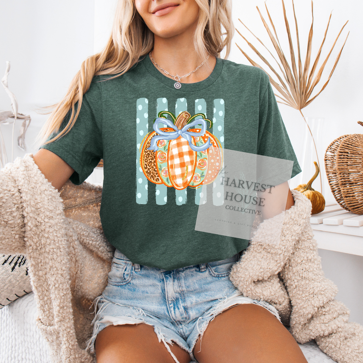 Polka Dot Pumpkin Tee