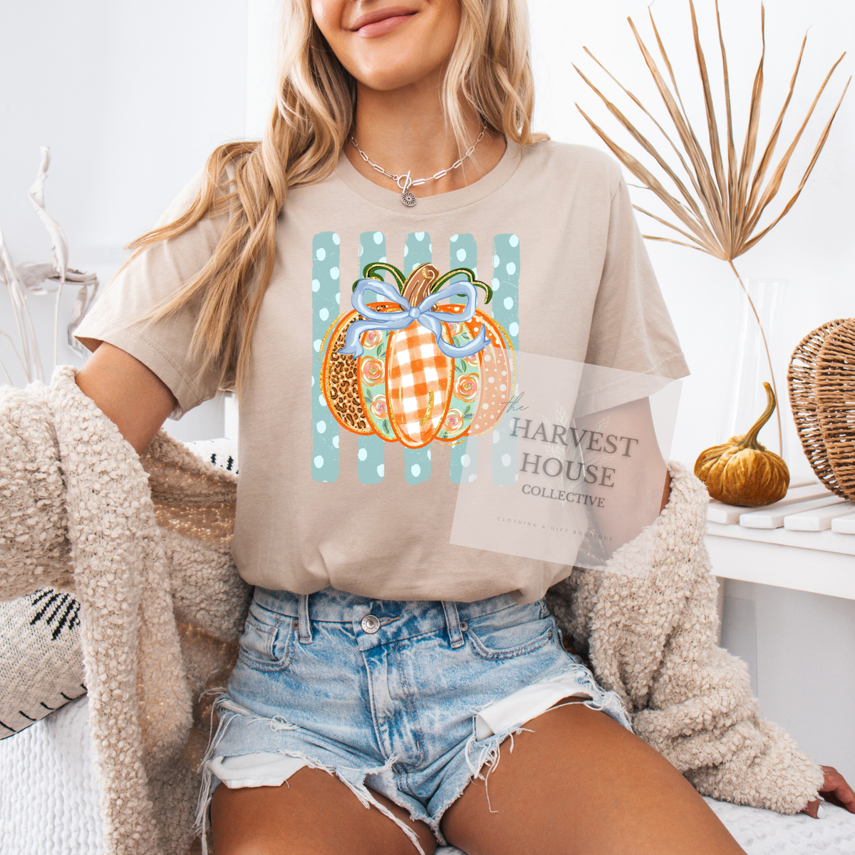 Polka Dot Pumpkin Tee
