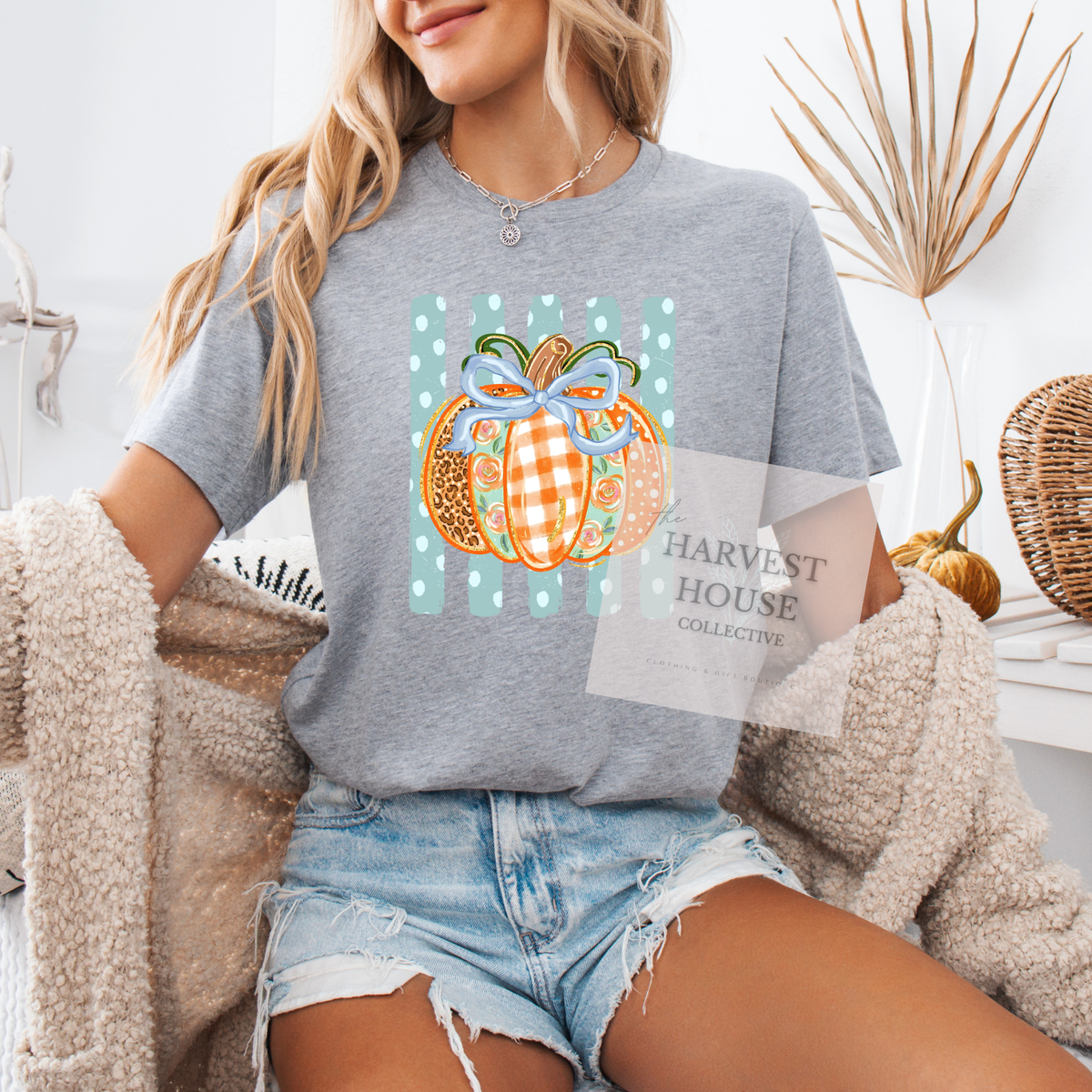 Polka Dot Pumpkin Tee