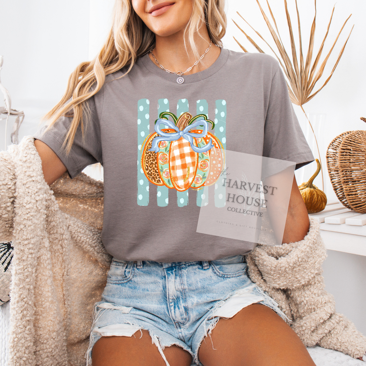 Polka Dot Pumpkin Tee