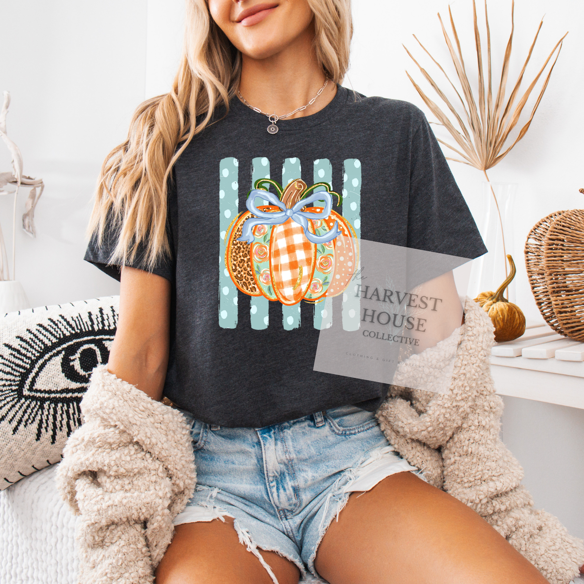 Polka Dot Pumpkin Tee