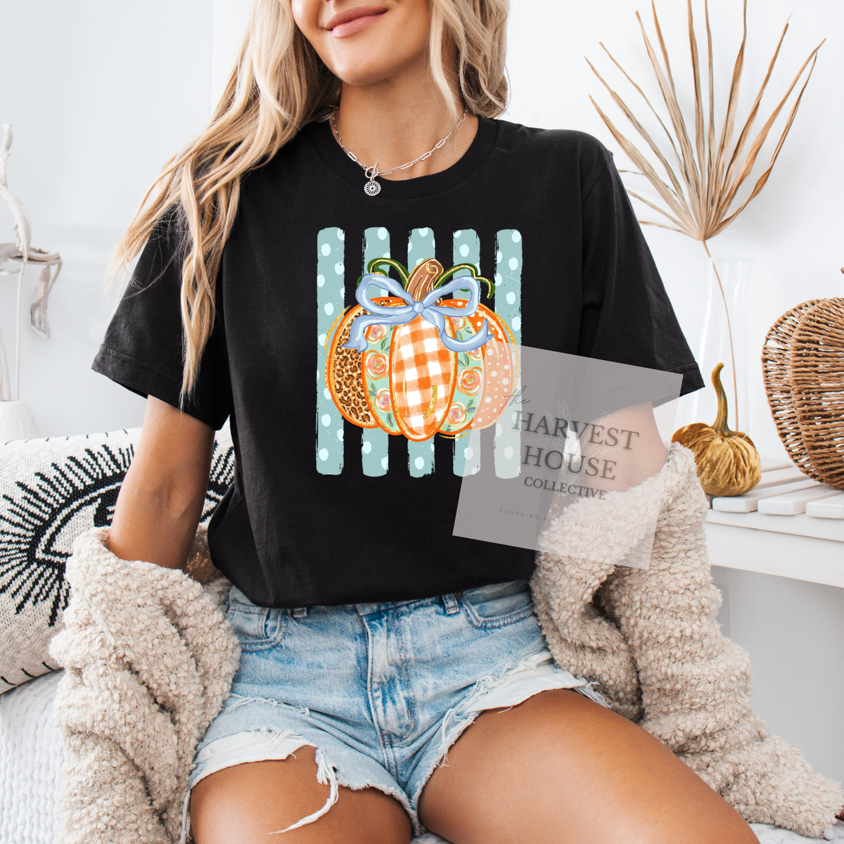 Polka Dot Pumpkin Tee