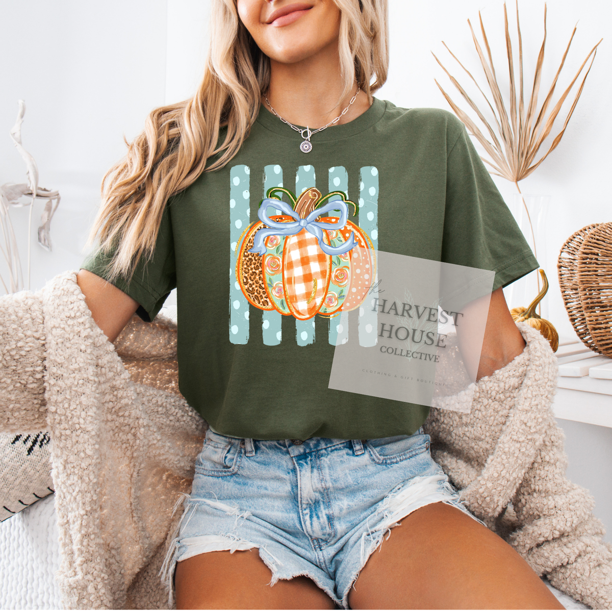 Polka Dot Pumpkin Tee