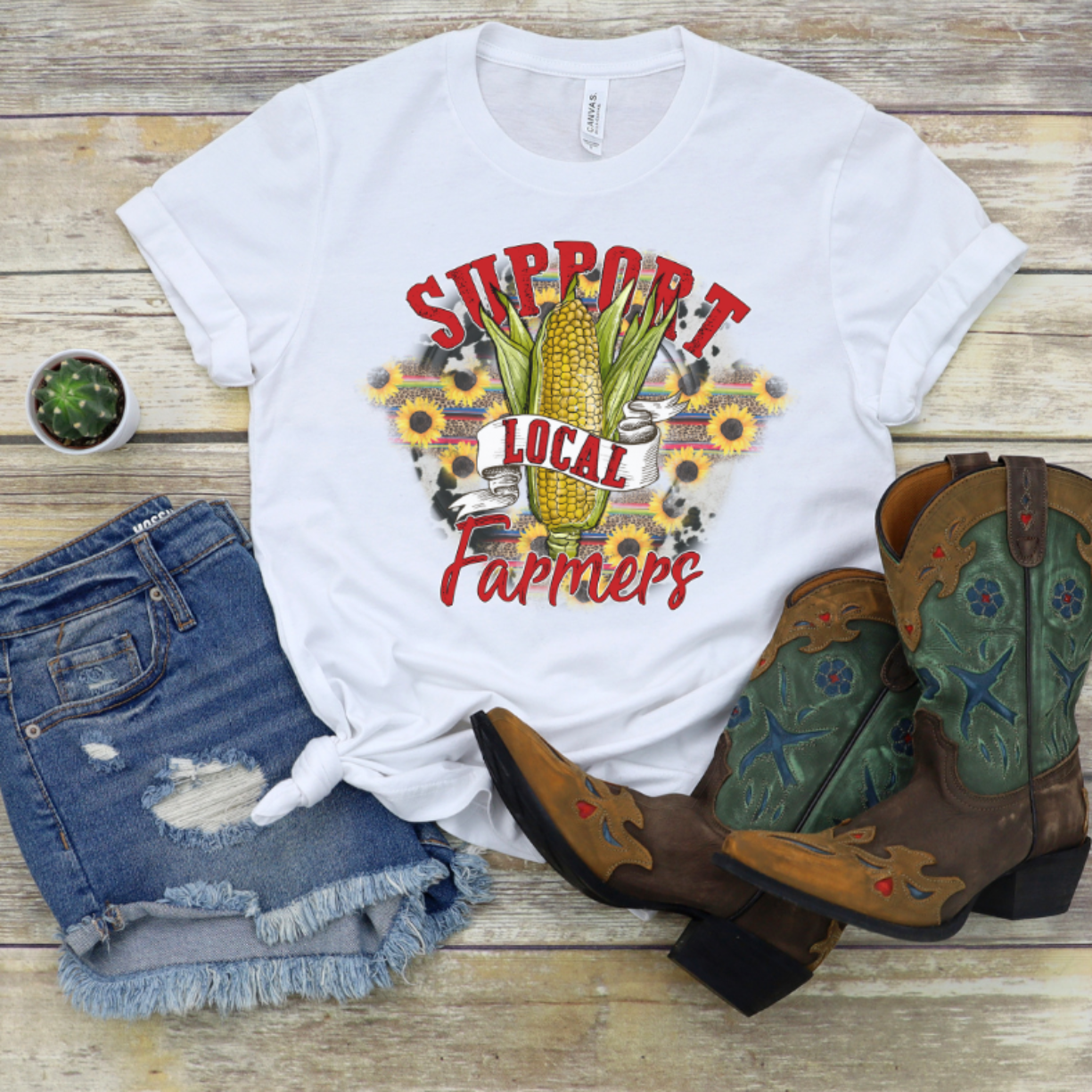 Support Local Farmers Tee