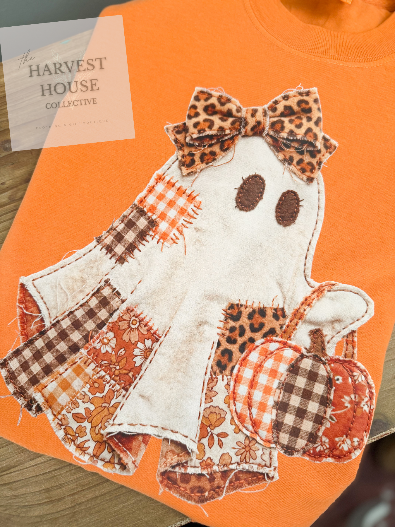 Patchwork Ghostie Comfort Color Tee