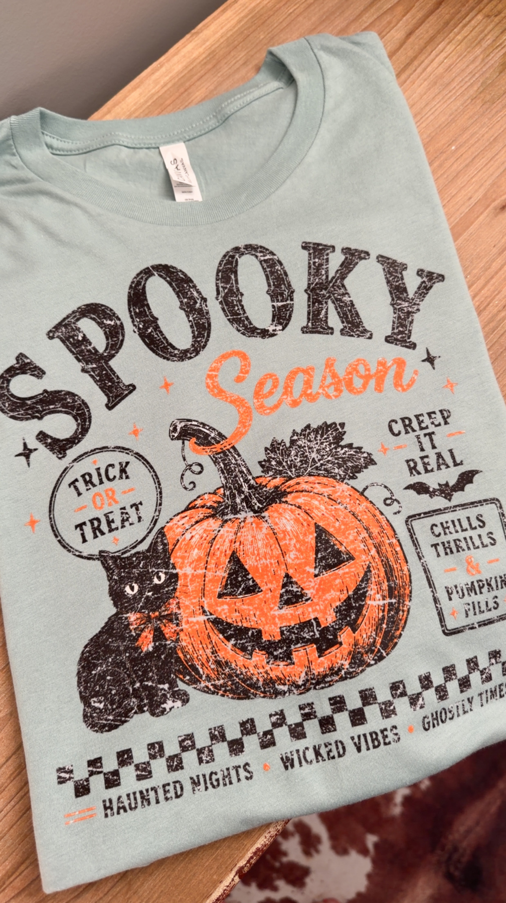 Creep It Real Distressed Bella Canvas Tee