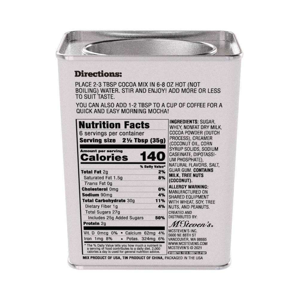 Winter Wonderland Red Truck Chocolate Cocoa (8oz Tins)
