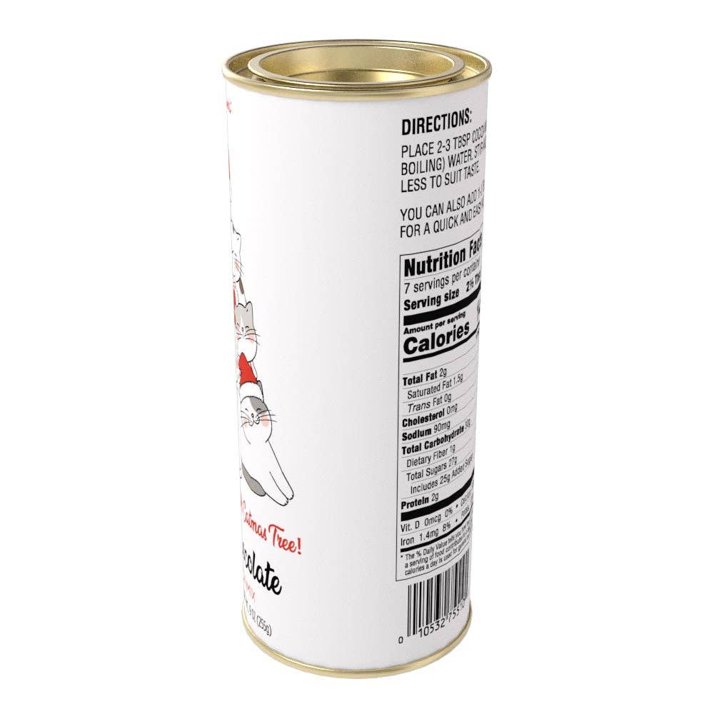 Oh Catmas Tree! Holiday Chocolate Cocoa (9oz Tins)